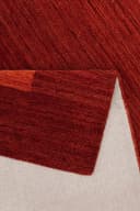 THEKO Gabbeh Super Wollteppich Handgewebt Rot Meliert Bild 5