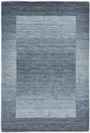 THEKO Gabbeh Super Wollteppich Handgewebt Grau Blau Bild 1