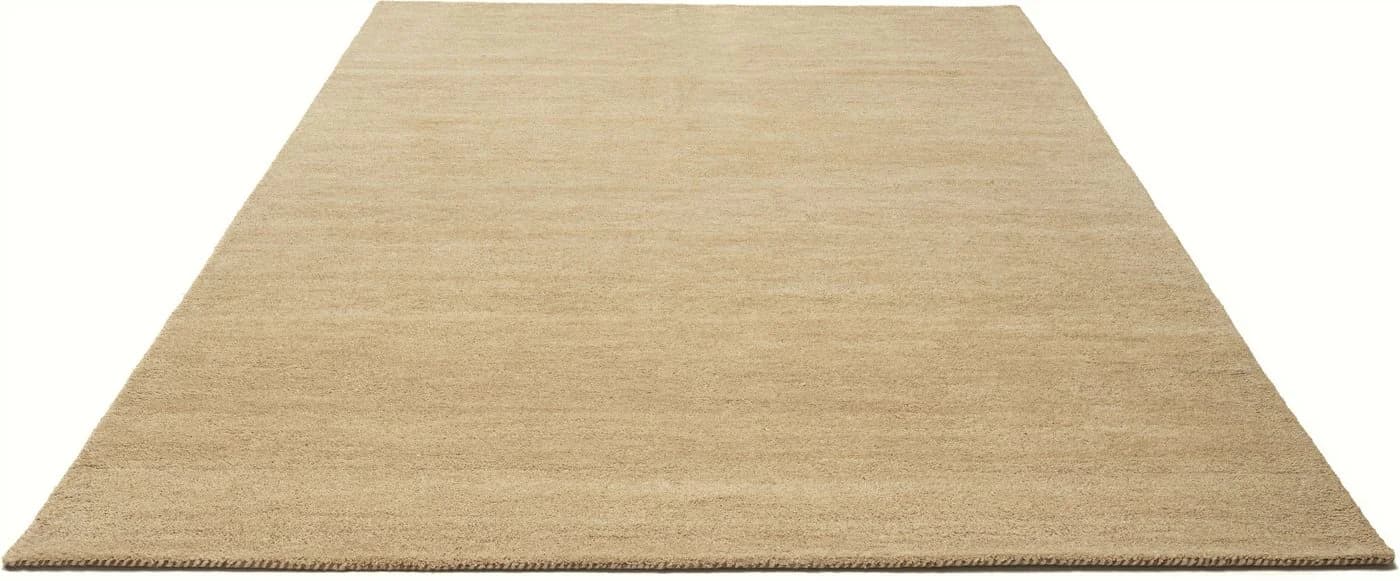 THEKO Gabbeh Wollteppich Beige Handgefertigt Meliert - Bild 4