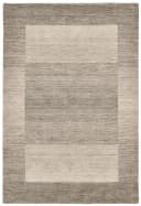 THEKO Gabbeh Super Wollteppich Handgewebt Braun Meliert Bild 1