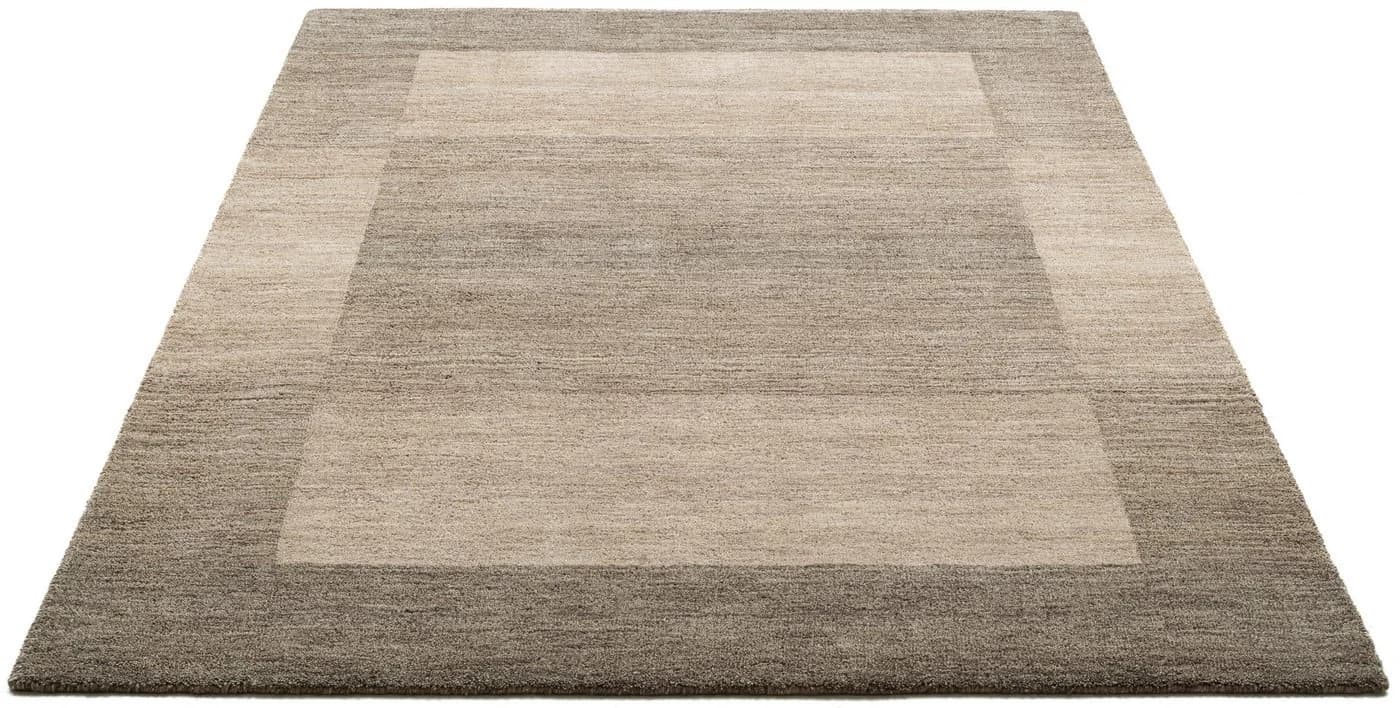 THEKO Gabbeh Super Wollteppich Handgewebt Braun Meliert - Bild 4
