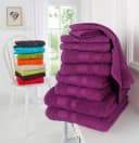 OTTO home Handtuch Set Vanessa 10-tlg. Beere Walkfrottee Bild 1