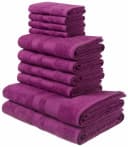 OTTO home Handtuch Set Vanessa 10-tlg. Beere Walkfrottee Bild 2