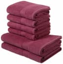OTTO home Handtuch Set Juna 6-tlg. Rosa 100% Baumwolle Bild 2