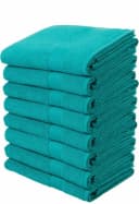 OTTO home Handtuch-Set Juna 8-tlg. 100% Baumwolle Blau Bild 2