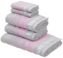 Bruno Banani Handtuch Set Daniel 5-tlg. Hellgrau Walkfrottee Bild 2