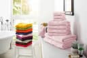 OTTO home Handtuch Set Vanessa 10-tlg. Rosa Walkfrottee Bild 1