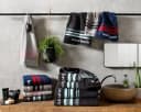 Bruno Banani Handtuch Set Daniel 5-tlg. Anthrazit Walkfrottee Bild 5