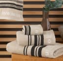 Bruno Banani Handtuch Set Daniel Creme 5-tlg. Walkfrottee Bild 1