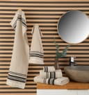 Bruno Banani Handtuch Set Daniel Creme 5-tlg. Walkfrottee Bild 4