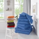 OTTO HOME Handtuch Set Inga 10-tlg. Blau 100% Baumwolle Bild 1