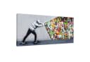 Leinwando Leinwandbild Banksy Graffiti Urban Art Bild 2