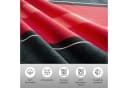 Moderne Bettwäsche Rot Streifen-Design Bild 3