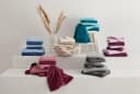 OTTO home Handtuch Set Anna 6-tlg. Rosa/Violett Walkfrottee Bild 1