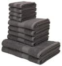 OTTO HOME Handtuch Set Melli 10-tlg. Anthrazit Walkfrottee Bild 2