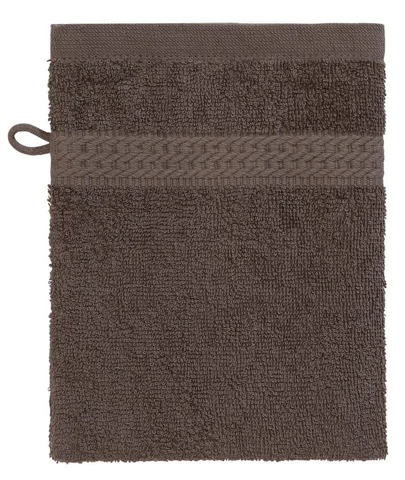 OTTO HOME Juna Waschhandschuh Set 6-tlg. Grau Anthrazit Baumwolle - Bild 3