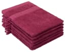 OTTO HOME Juna Waschhandschuh Set Lila 100% Baumwolle mit Bordüre Bild 2