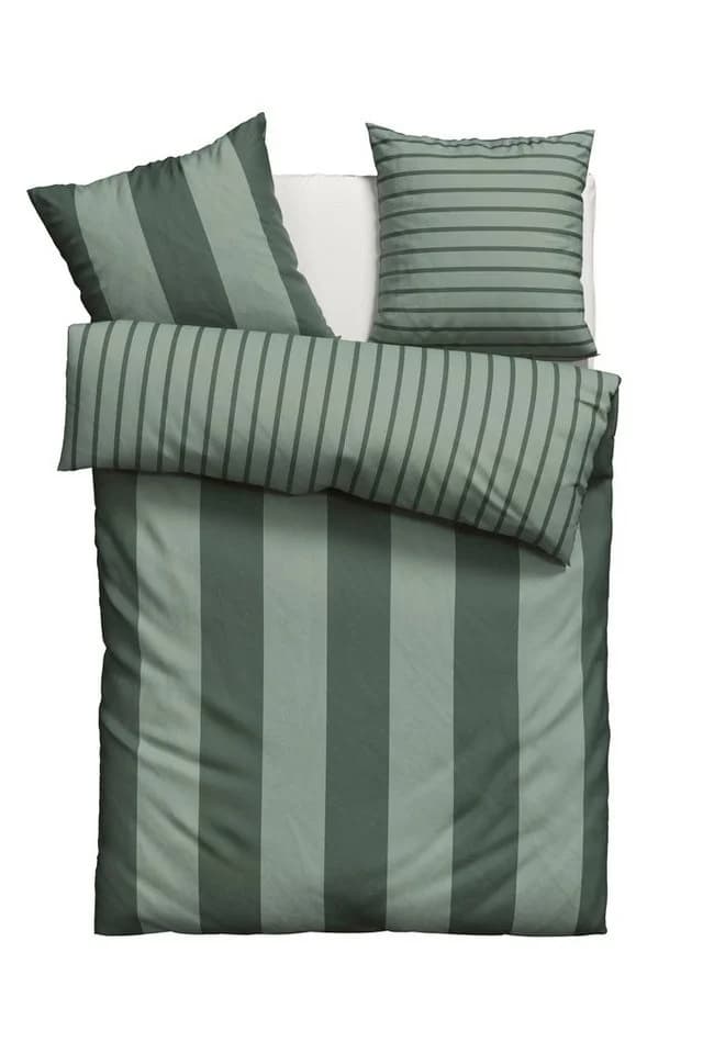 OTTO home Bettwäsche Sari Flanell 2-teilig Wendedesign Streifen - Bild 2