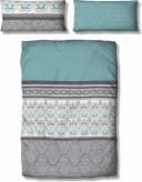 OTTO HOME Bettwäsche Cremona Grau Mint Wendbar 100% Baumwolle Bild 1