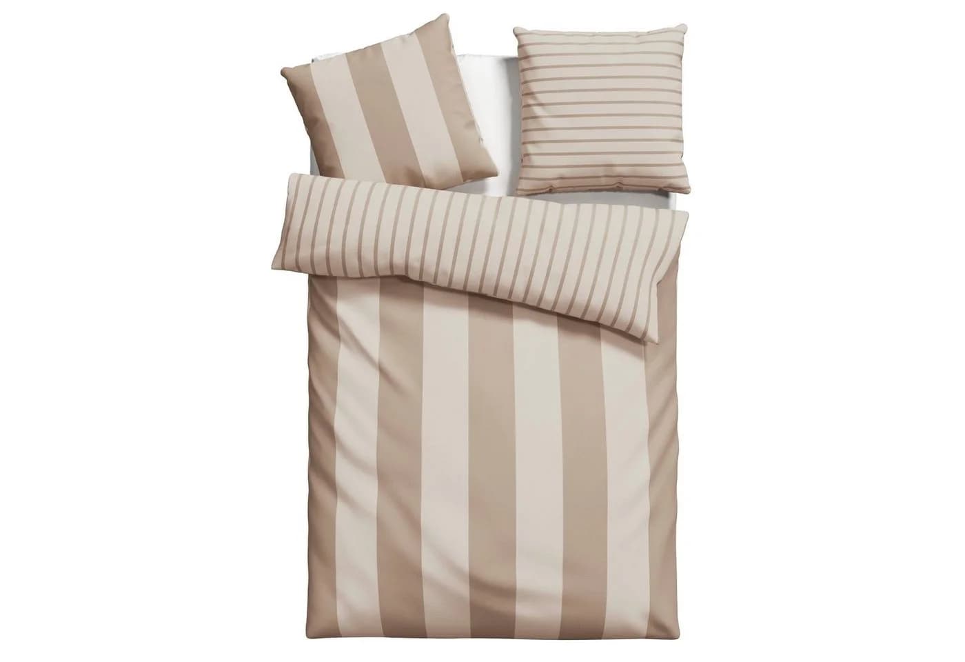 OTTO home Bettwäsche Sari Beige Wendebettwäsche 135x200 cm