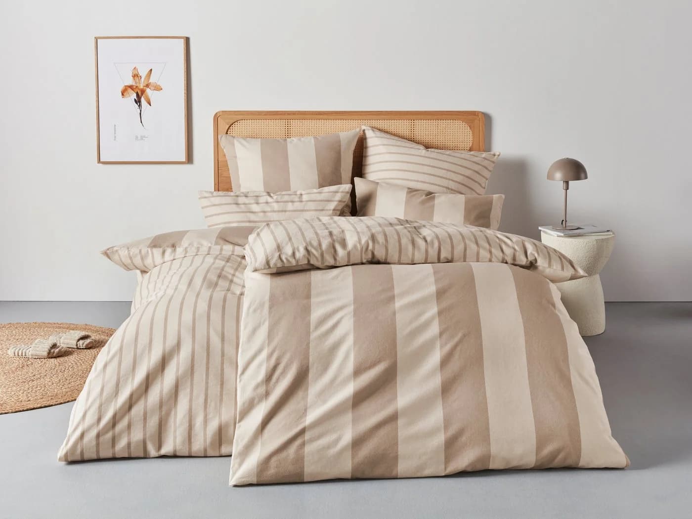 OTTO home Bettwäsche Sari Beige Wendebettwäsche 135x200 cm - Bild 2