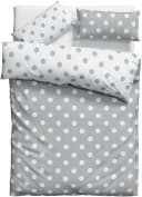 OTTO HOME Wendebettwäsche Dots Grau 2-tlg. Bild 1