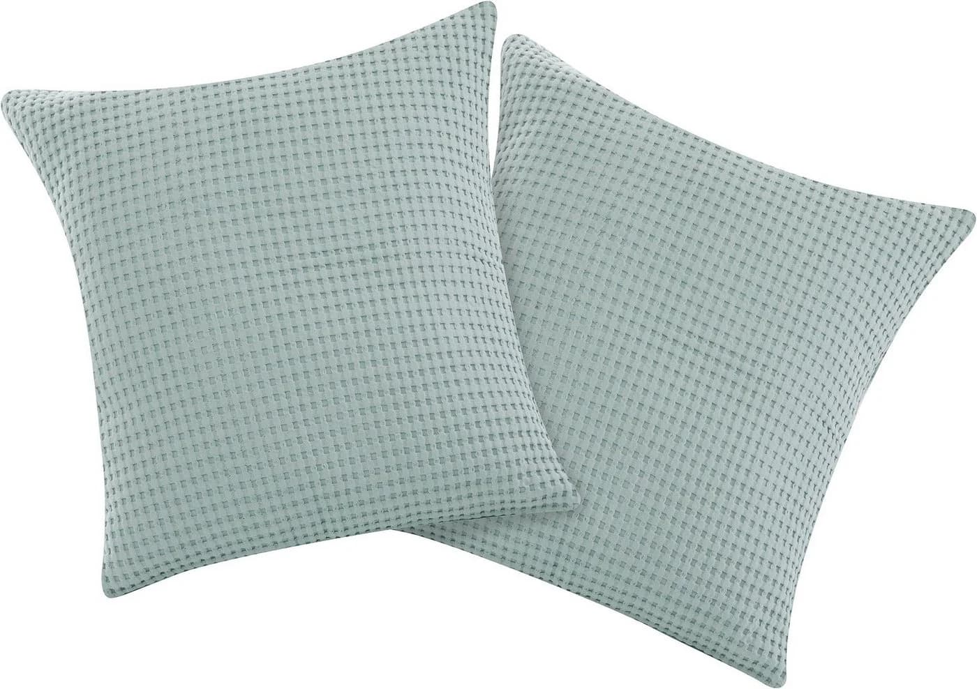 OTTO HOME Kissenbezug Greta Seegrün 50x50 cm Baumwolle - Bild 2