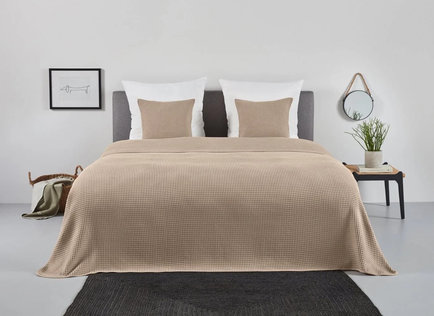 OTTO HOME Kissenbezug Greta Beige 50x50cm Baumwolle