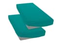 OTTO HOME Spannbettlaken Microfaser Jersey Blau 90x200 Bild 1