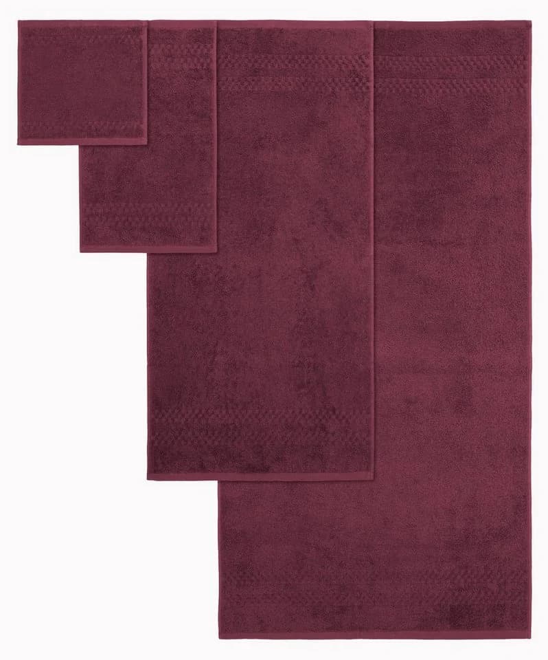 OTTO HOME Handtuch Set Regona 10-tlg. Bordeaux Frottee - Bild 4