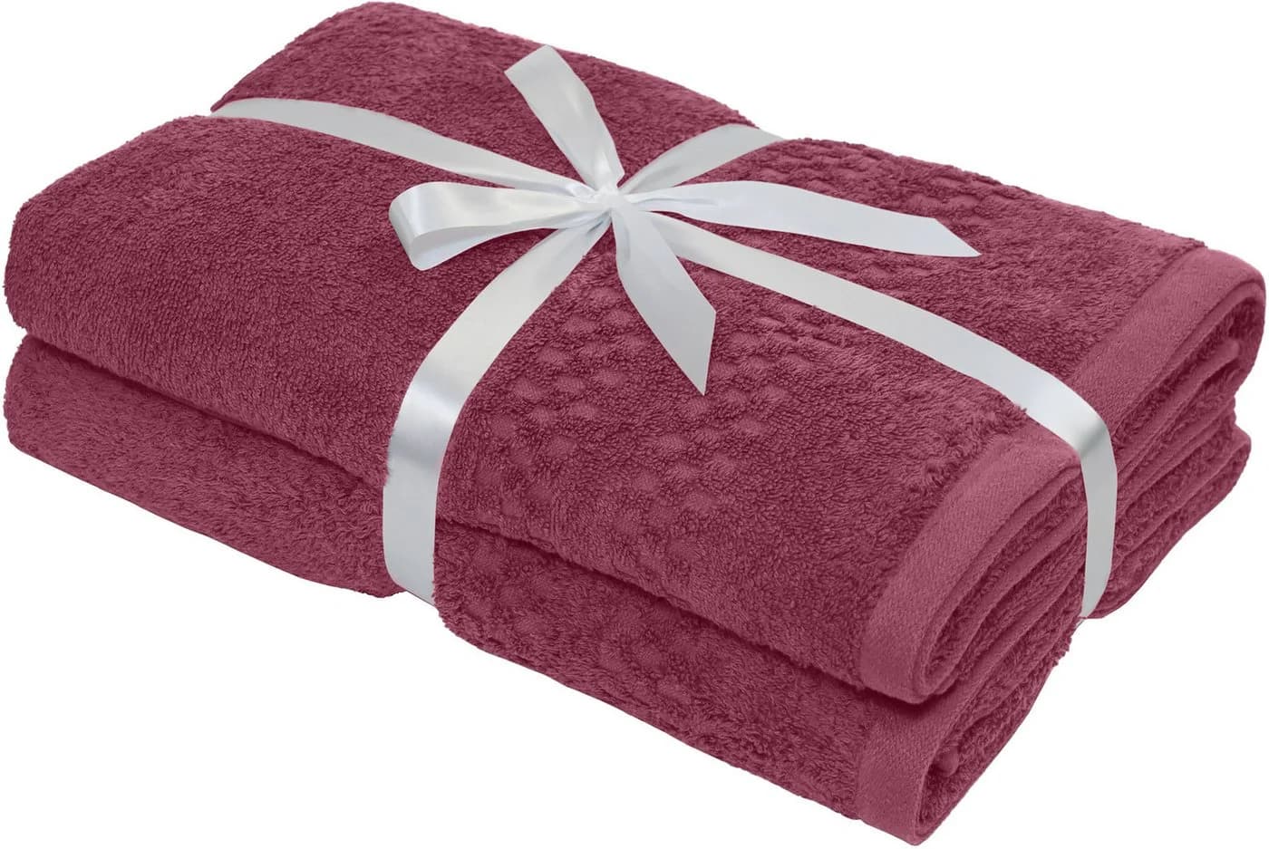 OTTO HOME Regona Duschtuch Set Bordeaux 100% Baumwolle Frottee - Bild 3