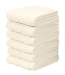 OTTO HOME Gästehandtücher Set Creme Frottier 100% Baumwolle Bild 2