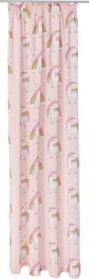OTTO HOME Gardine Einhorn Pink Kräuselband Bild 1