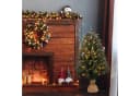 LALAHO Künstlicher Weihnachtsbaum 90cm Mini LED Weihnachtsbaum Bild 1