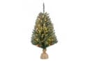 LALAHO Künstlicher Weihnachtsbaum 90cm Mini LED Weihnachtsbaum Bild 2