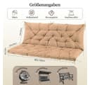 NACATIN Auflagekissen Hollywoodschaukel 150x100x10 cm Polyester Bild 1
