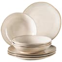 MÄSER Teller-Set Nottingham 8-teilig Keramik Brit-Chic Bild 2