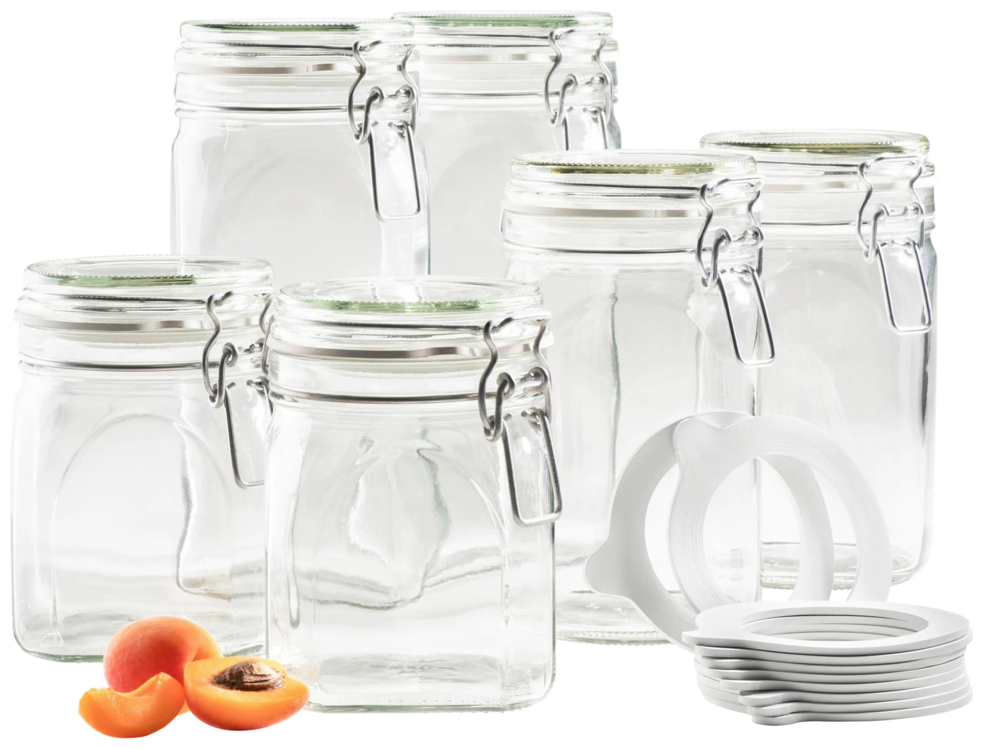 Mäser Gothika Vorratsglas-Set mit Deckel, Glas Transparent - Bild 2