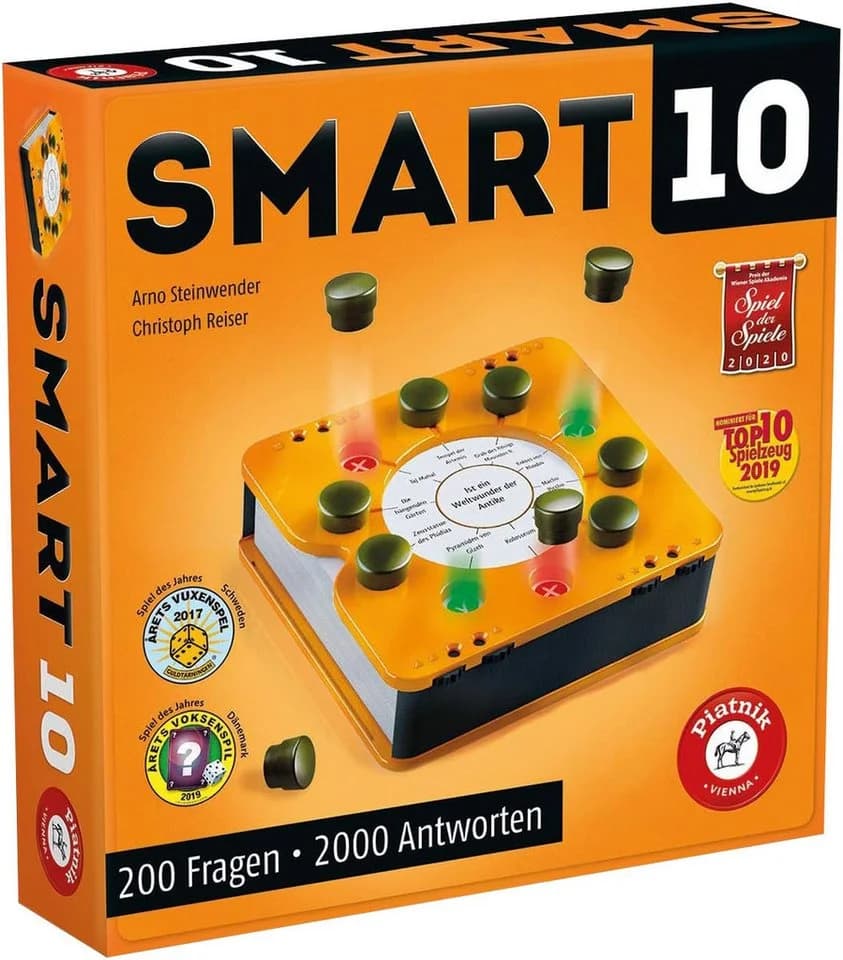 Piatnik Spiel Smart 10 Quizspiel Bunt Reisetaugliche Box - Bild 2