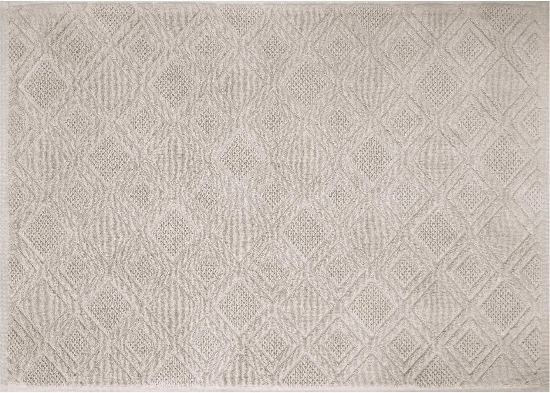 Badematte FRAMSOHN FROTTIER Mosaik Grau Baumwolle