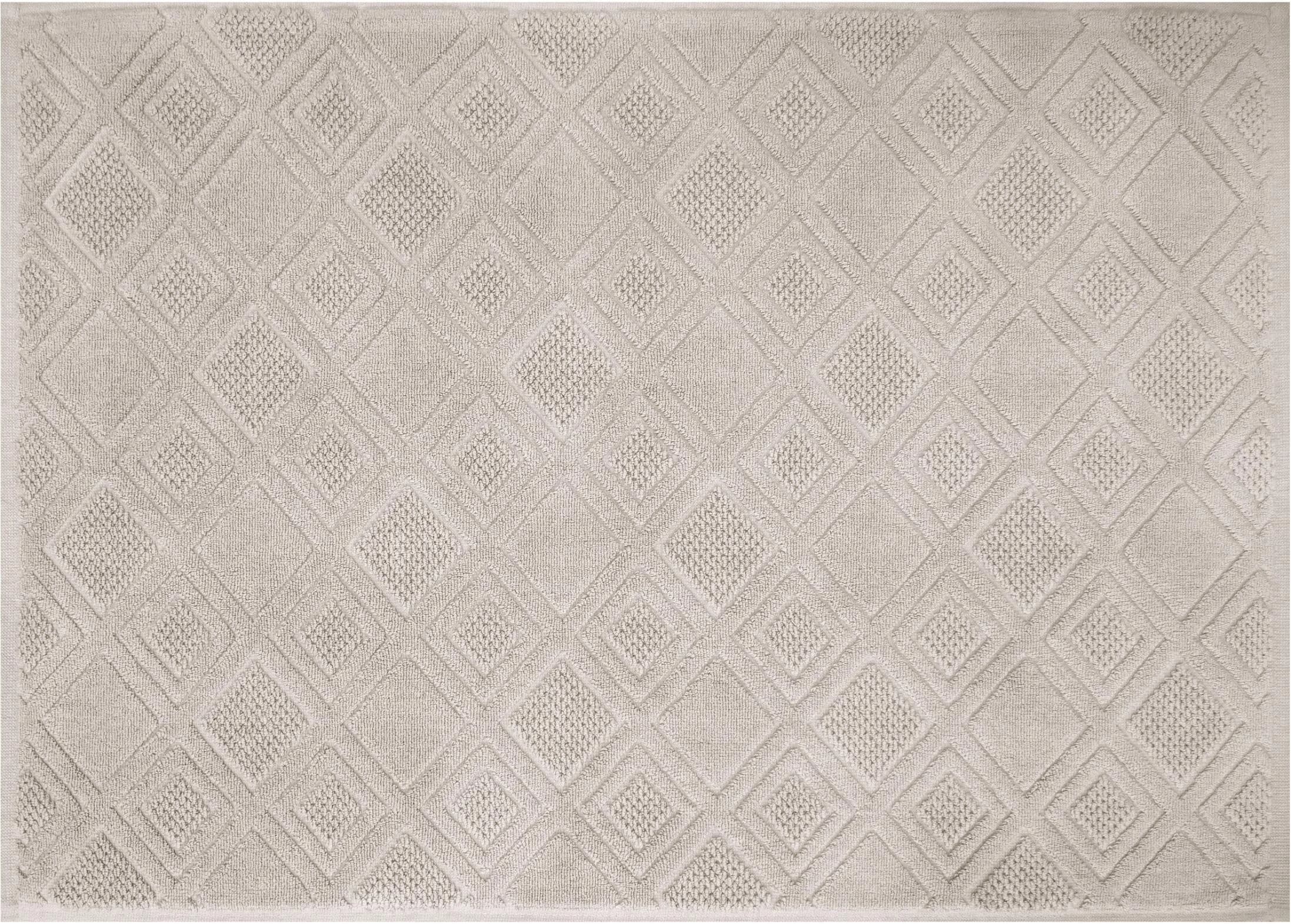 Badematte FRAMSOHN FROTTIER Mosaik Grau Baumwolle