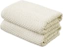 FRAMSOHN FROTTIER Ocean Bio Handtuch Set Beige/Naturweiß 2-tlg. Bild 2