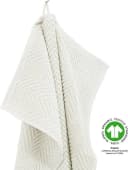 FRAMSOHN FROTTIER Ocean Bio Handtuch Set Beige/Naturweiß 2-tlg. Bild 3