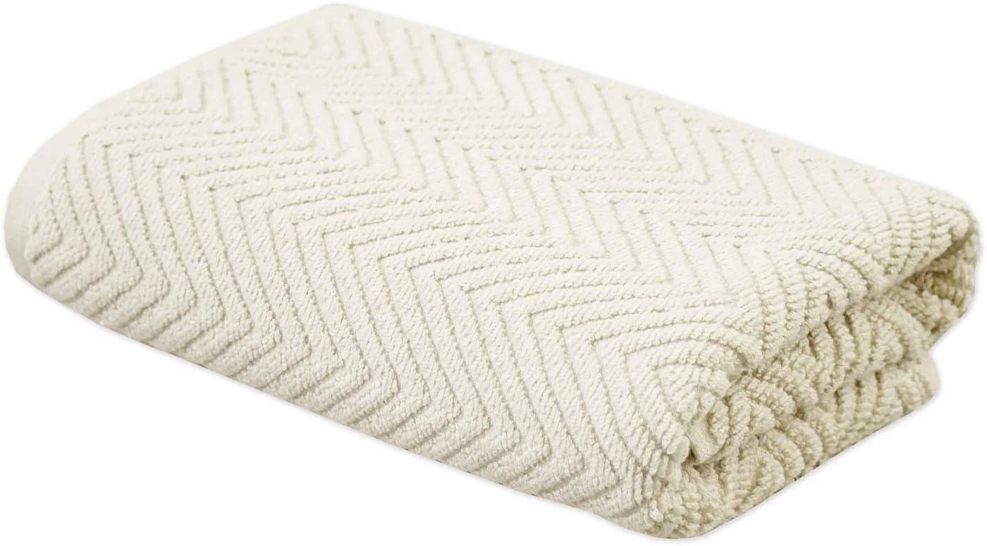 FRAMSOHN FROTTIER Ocean Bio Handtuch Set Beige/Naturweiß 2-tlg. - Bild 4