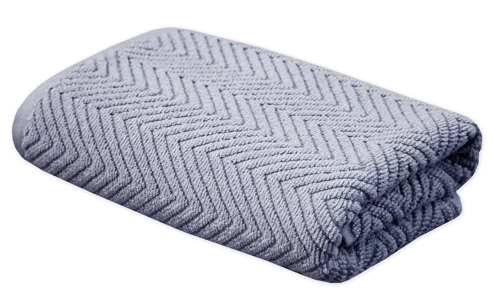 framsohn frottier Duschtuch Ocean Taubenblau 75x150 cm Bio-Baumwolle - Bild 2