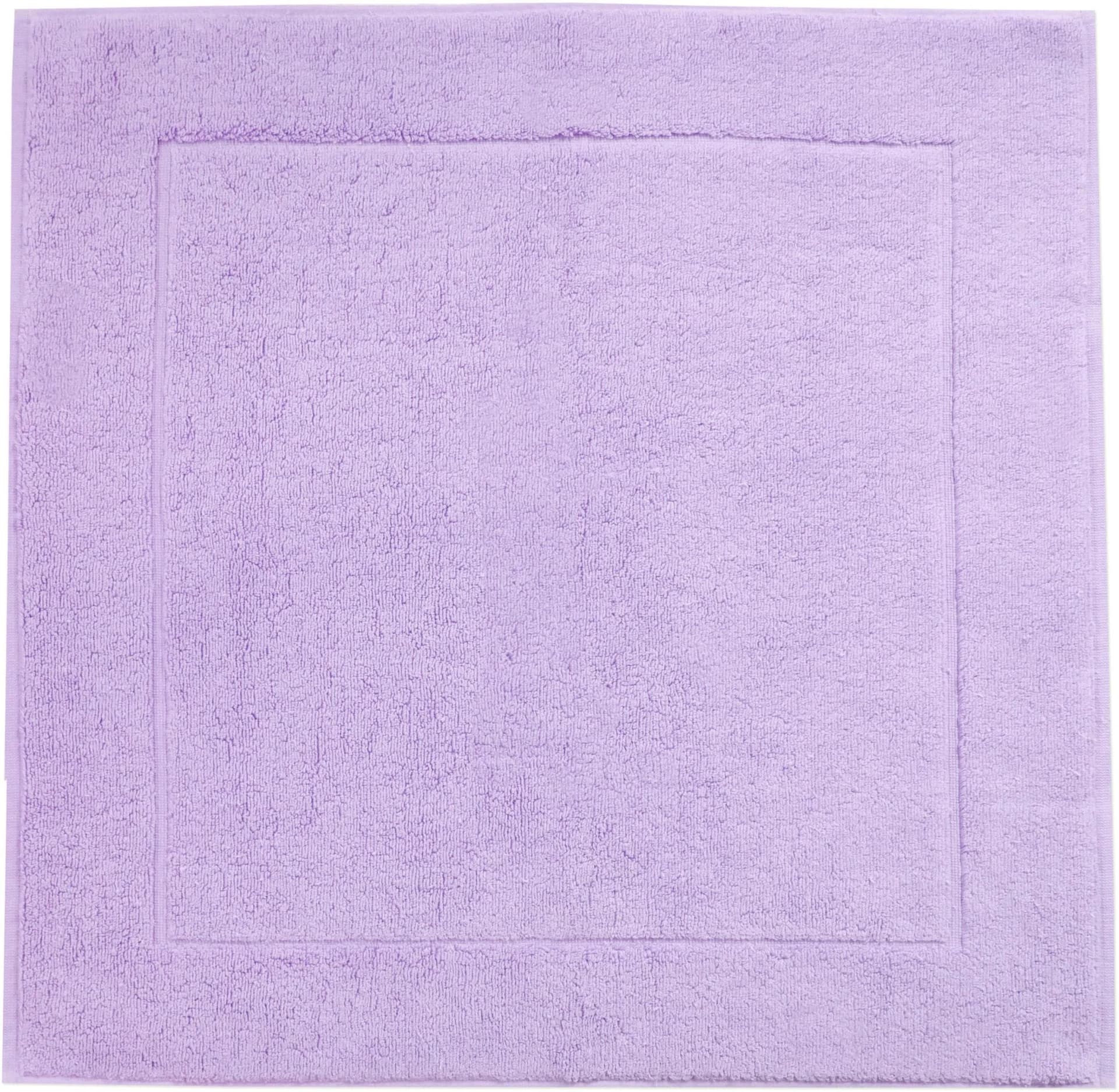framsohn frottier Badematte Uni Basic Hotelmatte Lavendel - Bild 5