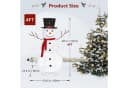 LALAHO LED-Schneemann Weihnachten Deko 120cm mit 90 LEDs Bild 5