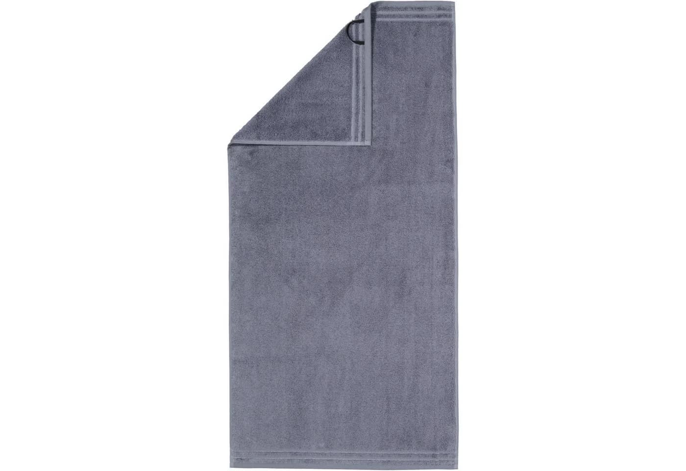 VOSSEN Handtuch Grau 100% Baumwolle Frottier - Bild 2
