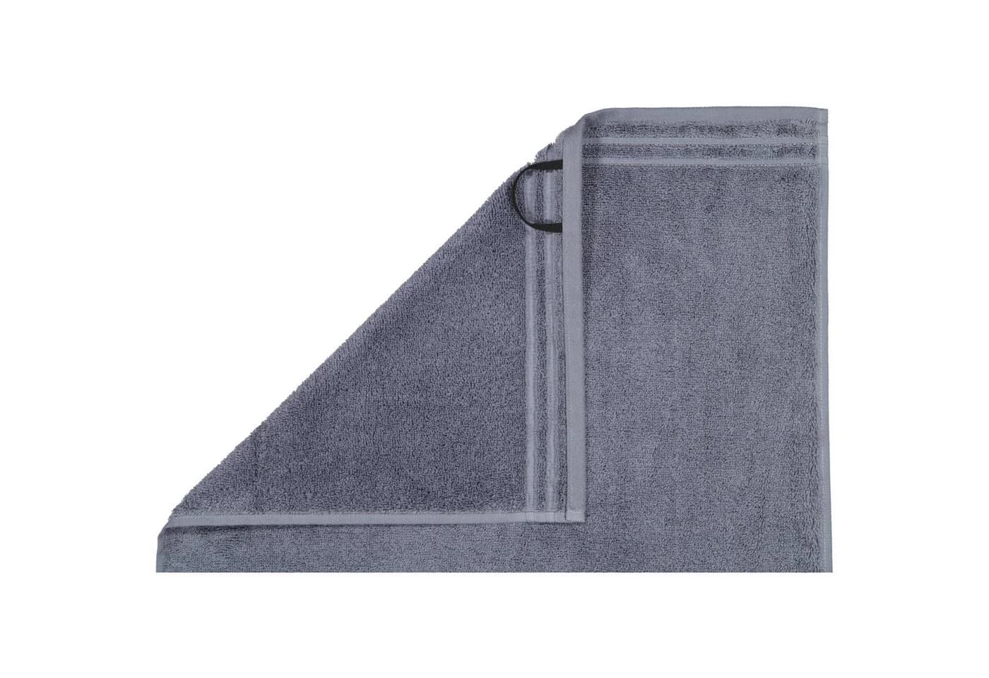 VOSSEN Handtuch Grau 100% Baumwolle Frottier - Bild 4