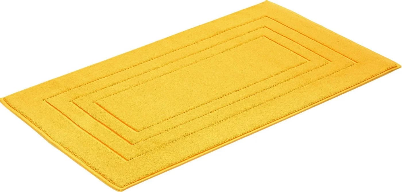 Vossen Badematte Feeling 60x60 cm Gelb Baumwolle Hoch-Tief-Effekt - Bild 2